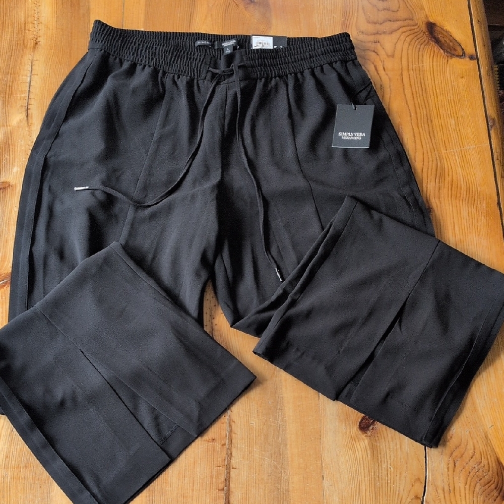 Simply Vera Vera Wang Men's Black Joggers